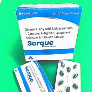 Sarque : Omega-3 Fatty Acid, Ubidecarenone, I-Carnitine, L-Arginine, Lycopene